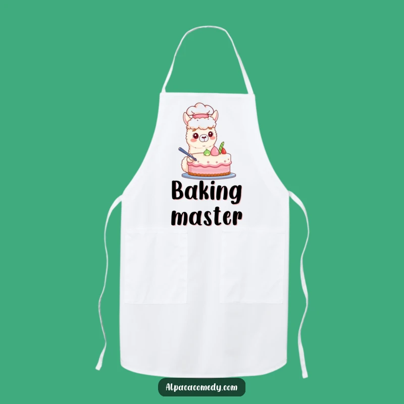 Chef Alpaca Cake Decorating Apron: Fun & Functional Kitchen Gift