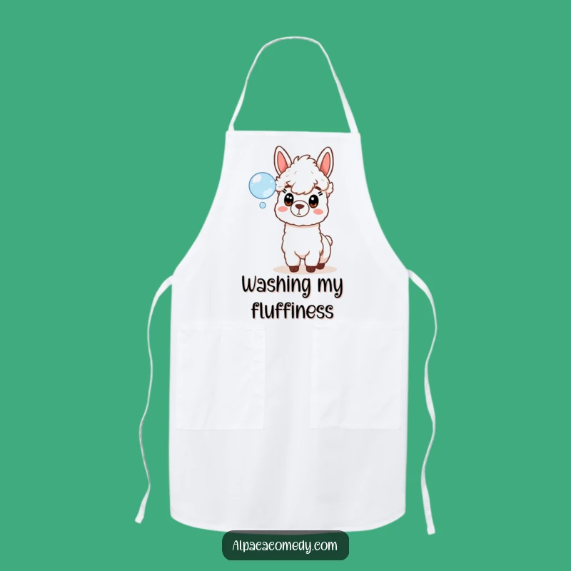 Funny Alpaca Surprise Chef Apron - Hilarious Kitchen Gift for Cooks