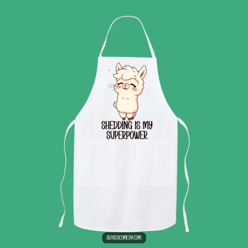 Funny Alpaca Wind Grooming Apron - Chef's Hilarious Kitchen Gift