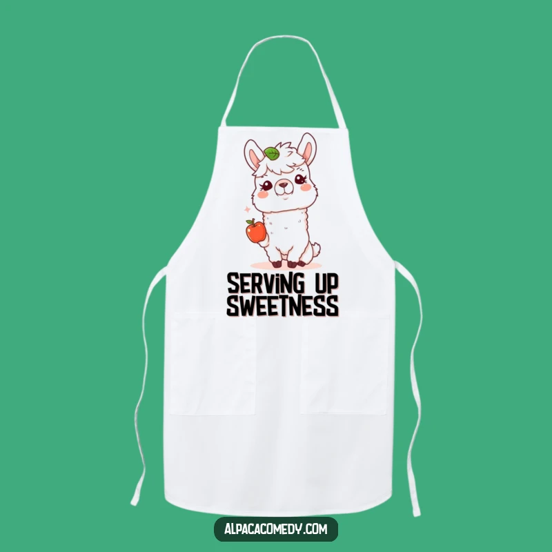 Funny Alpaca Kindness Apron - Cook with Generosity and Charm Gift
