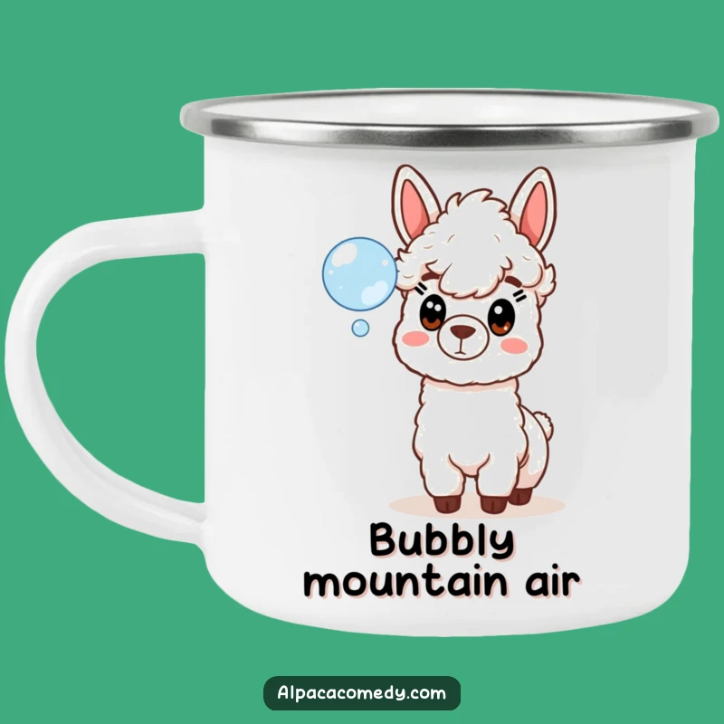 Funny Alpaca Surprise Camping Mug - Hilarious Outdoor Adventure Gift
