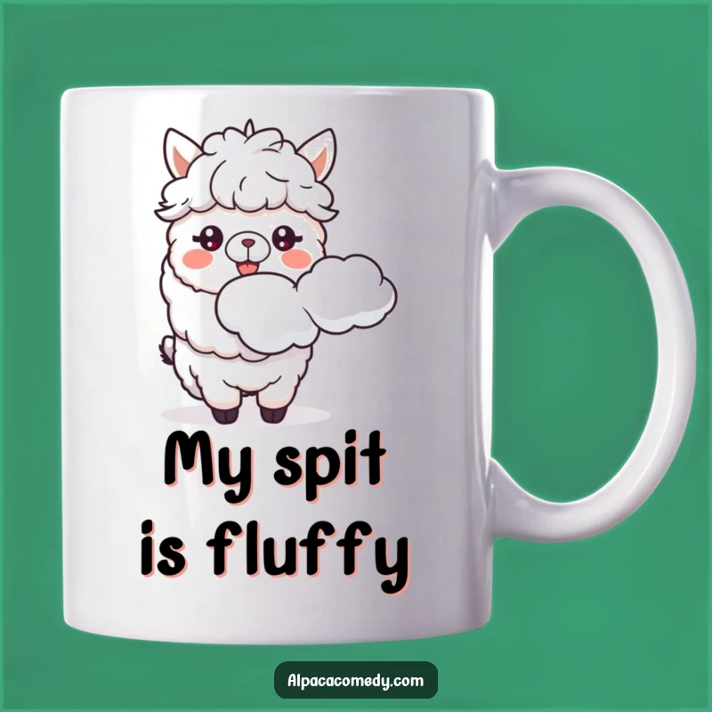 Funny Alpaca Cloud Spitter Mug: Hilarious Alpaca Gift for Her or Him