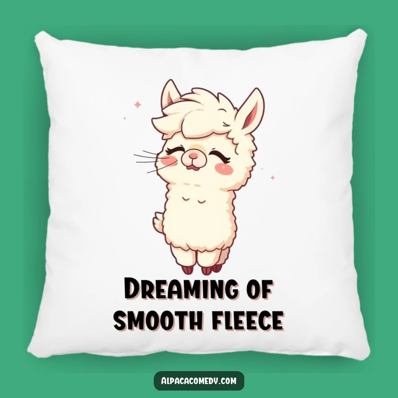 Funny Alpaca Giggling Pillow - Cozy Wind Grooming Accent