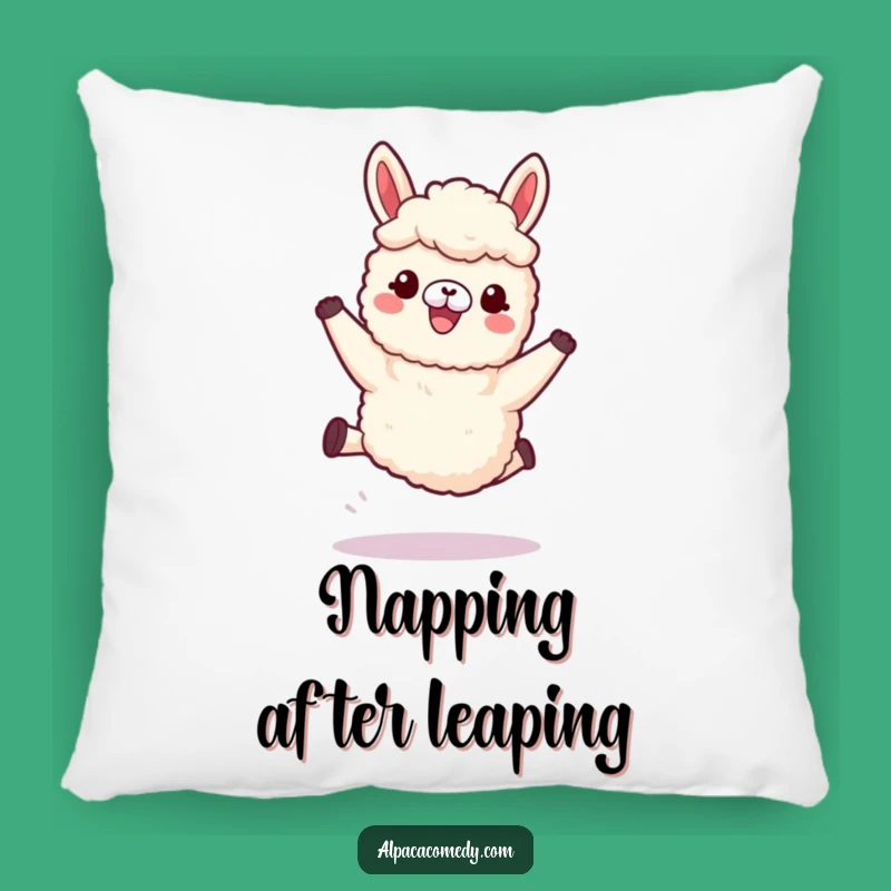 Funny Kawaii Alpaca Pillow, Woolly Legs Joy Cushion, Perfect Funny Gift for Relaxation