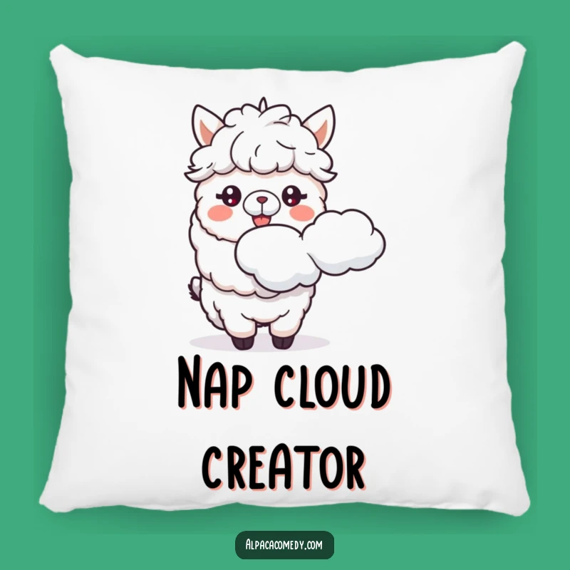 Funny Alpaca Cloud Spitter Pillow: Cozy Alpaca Cushion, Adorable Funny Gift