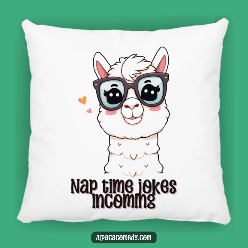 Funny Alpaca Joke Pillow: Cozy Comfort with a Comedic Twist