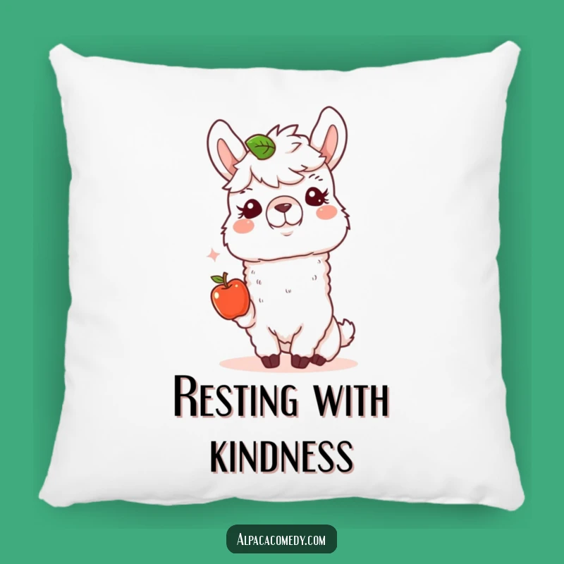 Funny Alpaca Kindness Pillow - Cozy Comfort with a Sweet Gesture Gift