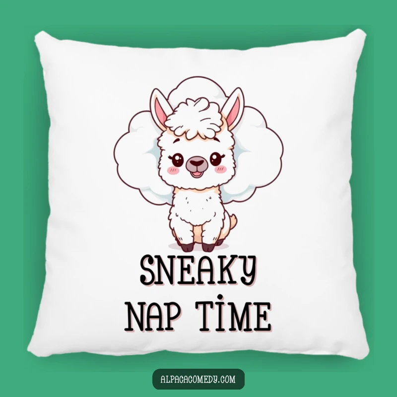 Funny Alpaca Cloud Pillow - Cozy Hideout with Playful Charm Gift