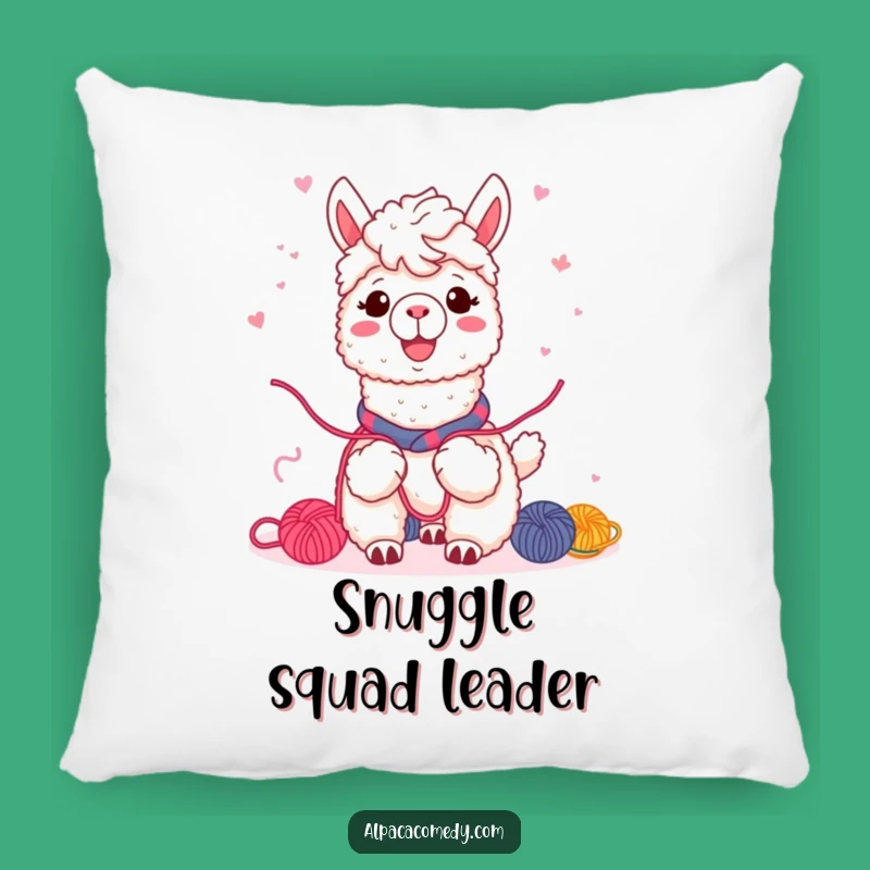 Funny Kawaii Alpaca Comfort Cushion - Cozy & Humorous Gift!