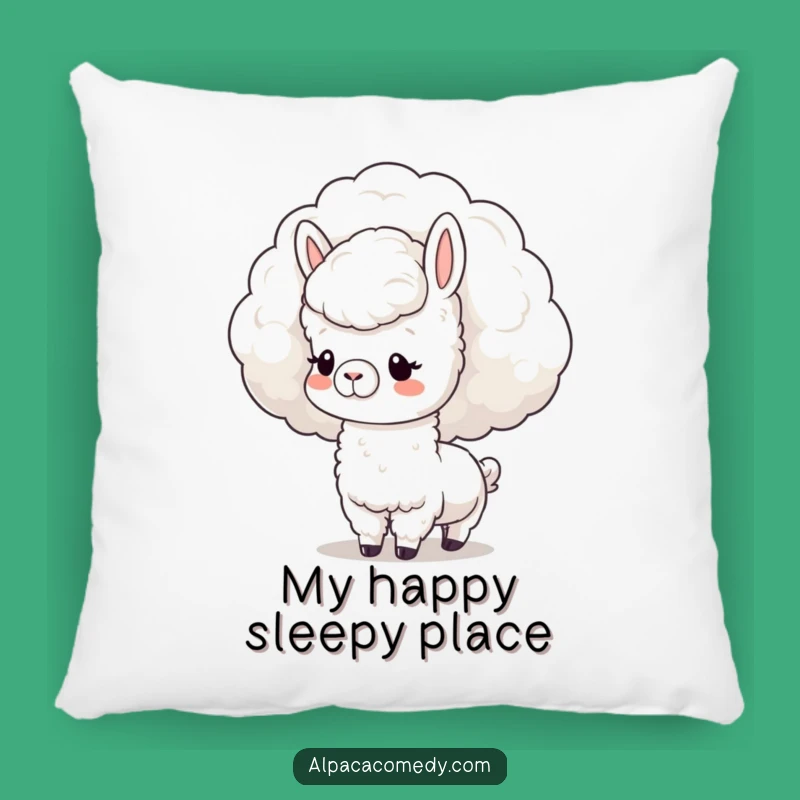 Soft Funny Kawaii Alpaca Cloud Nuzzle Pillow: Cuddle the Clouds!