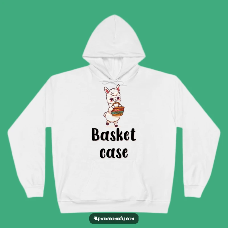 Cozy Funny Alpaca Fiesta Basket Hoodie: Warmth Meets Whimsical Charm Gift