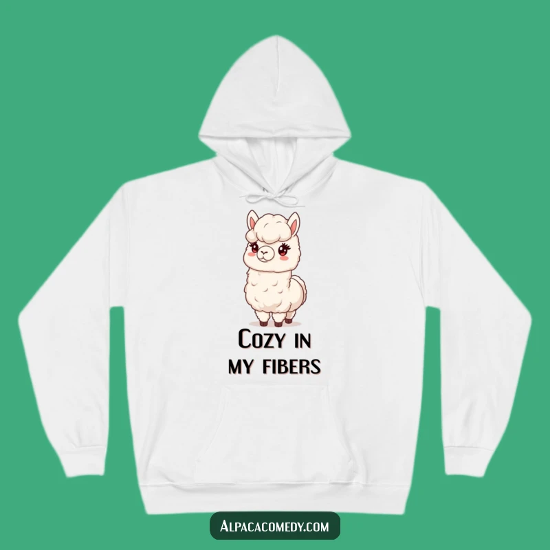 Funny Alpaca Wool Gift Hoodie - Warm & Hilarious Present Idea