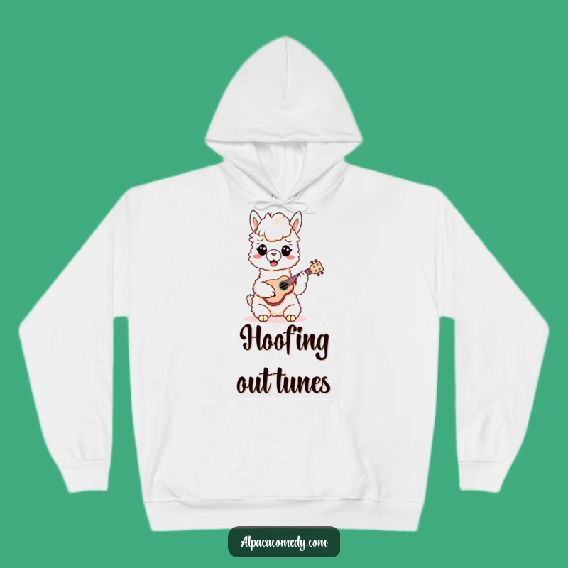 Funny Alpaca Hoodie - Cozy Musical Alpaca for Ultimate Comfort Gift
