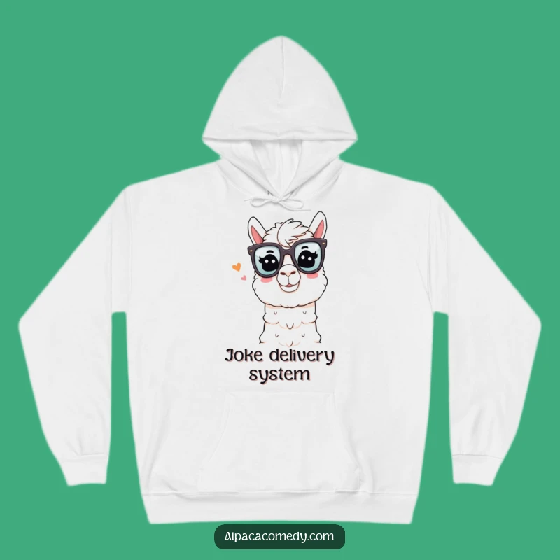 Funny Alpaca Joke Hoodie: Cozy Up with Comedic Vibes