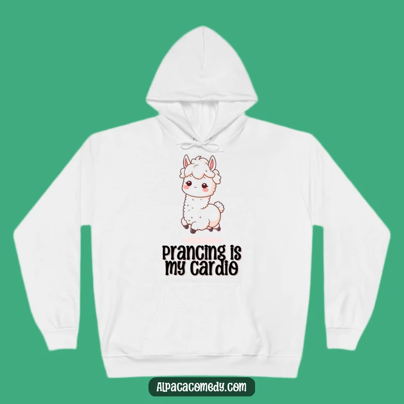 Funny Kawaii Alpaca Hoodie, Cozy Fluffy Mane Sweatshirt, Perfect Funny Gift for Alpaca Fans