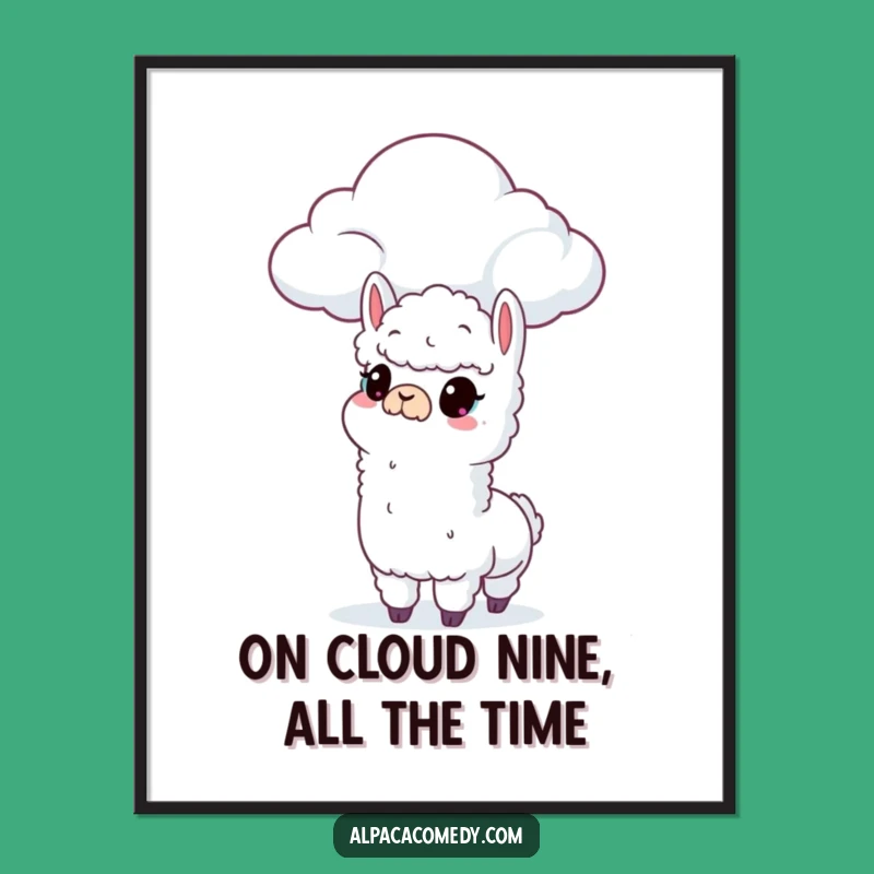 Funny Curious Alpaca Wall Art: Free Printable, Dreamy Downloadable Decor