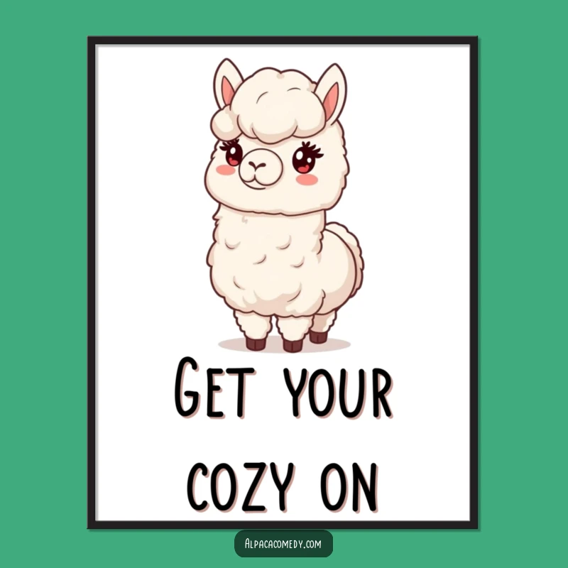 Funny Free Printable Alpaca Wall Art: Fluffy Wool Decor Downloadable Art