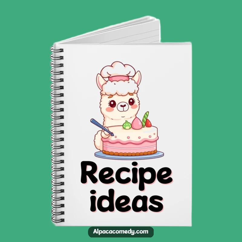 Chef Alpaca Baking Notebook: Creative Recipes & Ideas Journal Gift