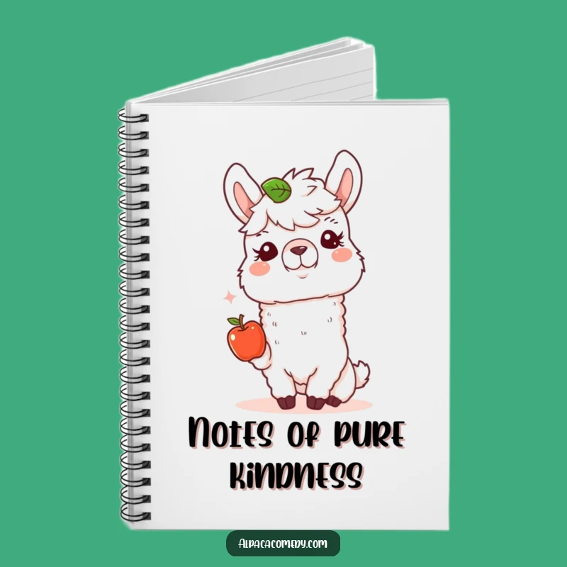 Funny Alpaca Kindness Notebook - Jot Down Sweet Thoughts and Ideas Gift