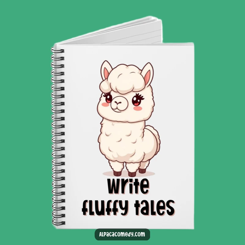 Funny Alpaca Wool Notebook - Jot Down Cozy Ideas & Thoughts