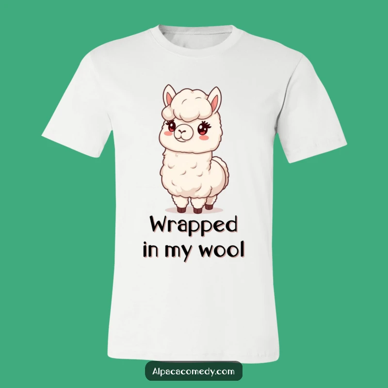 Funny Alpaca Wool Offering T-Shirt - Comfy Gift for Animal Lovers