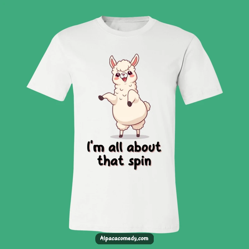 Funny Alpaca Cartwheel T-Shirt: Hilarious Animal Action for Comedic Wear