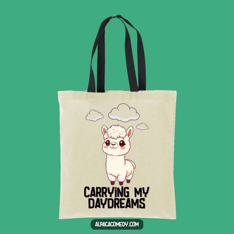 Funny Alpaca Cloud Tote Bag - Chic Dreamer Accessory