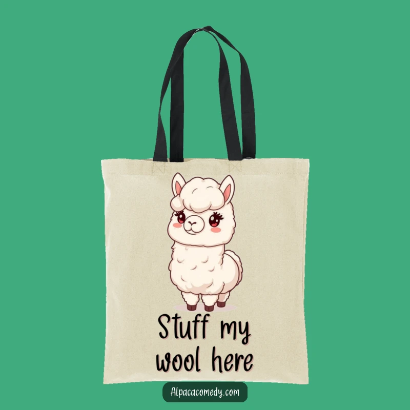 Funny Alpaca Wool Offering Tote Bag - Carry Your Comfort in Style