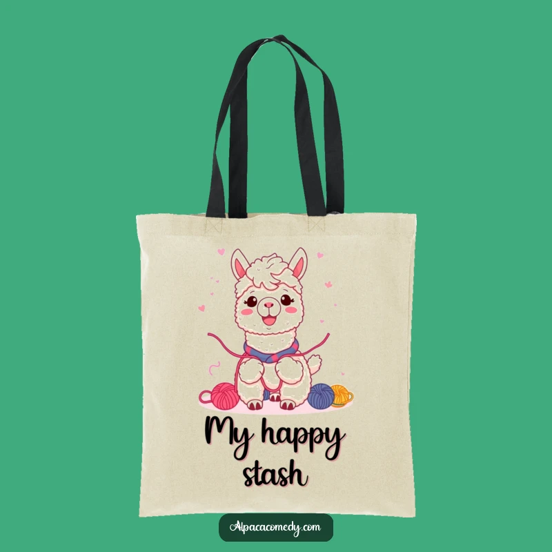 Funny Kawaii Alpaca Community Tote - Stylish & Humorous Gift!